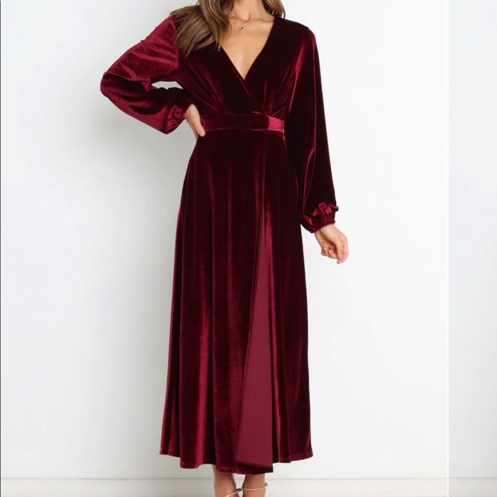 MARION DRESS - DARK PURPLE